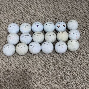 TaylorMade White Golf Balls 18